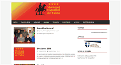 Desktop Screenshot of espanoldetalca.cl